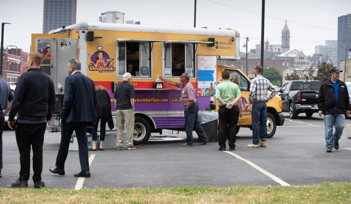 UBS's 40th Anniversary in Buffalo, NY featuring Anderson's Frozen Custard and Cheesy Chick Food Truck